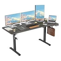 Amazon | STARY L字型 電動昇降デスク スタンディング対応 幅160cm